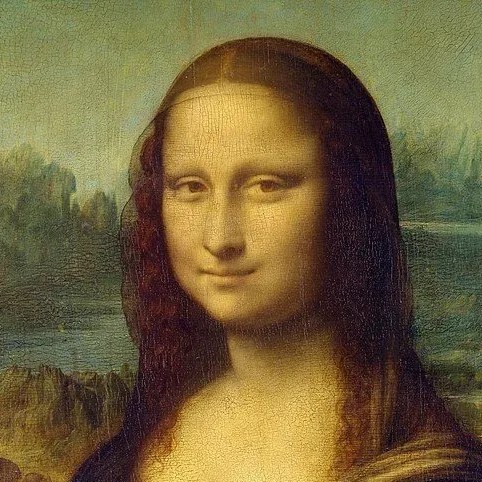 モナ・リザの正方形画像